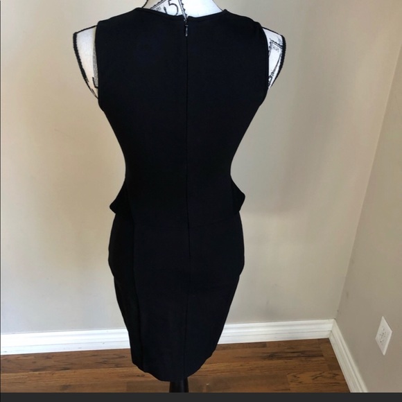 Theory Dellera Black Stretch Knit Sheath Dress - Picture 7 of 8